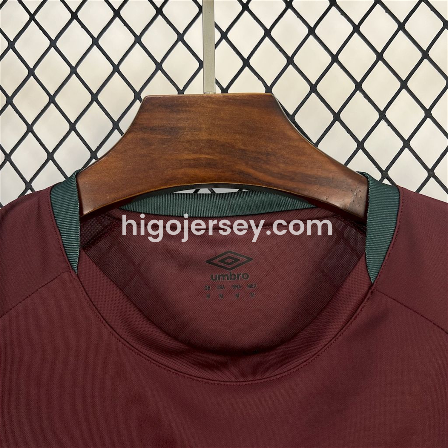 Higojerseys-Fluminense 25-26 Deep Red Training Jersey - Fans Version