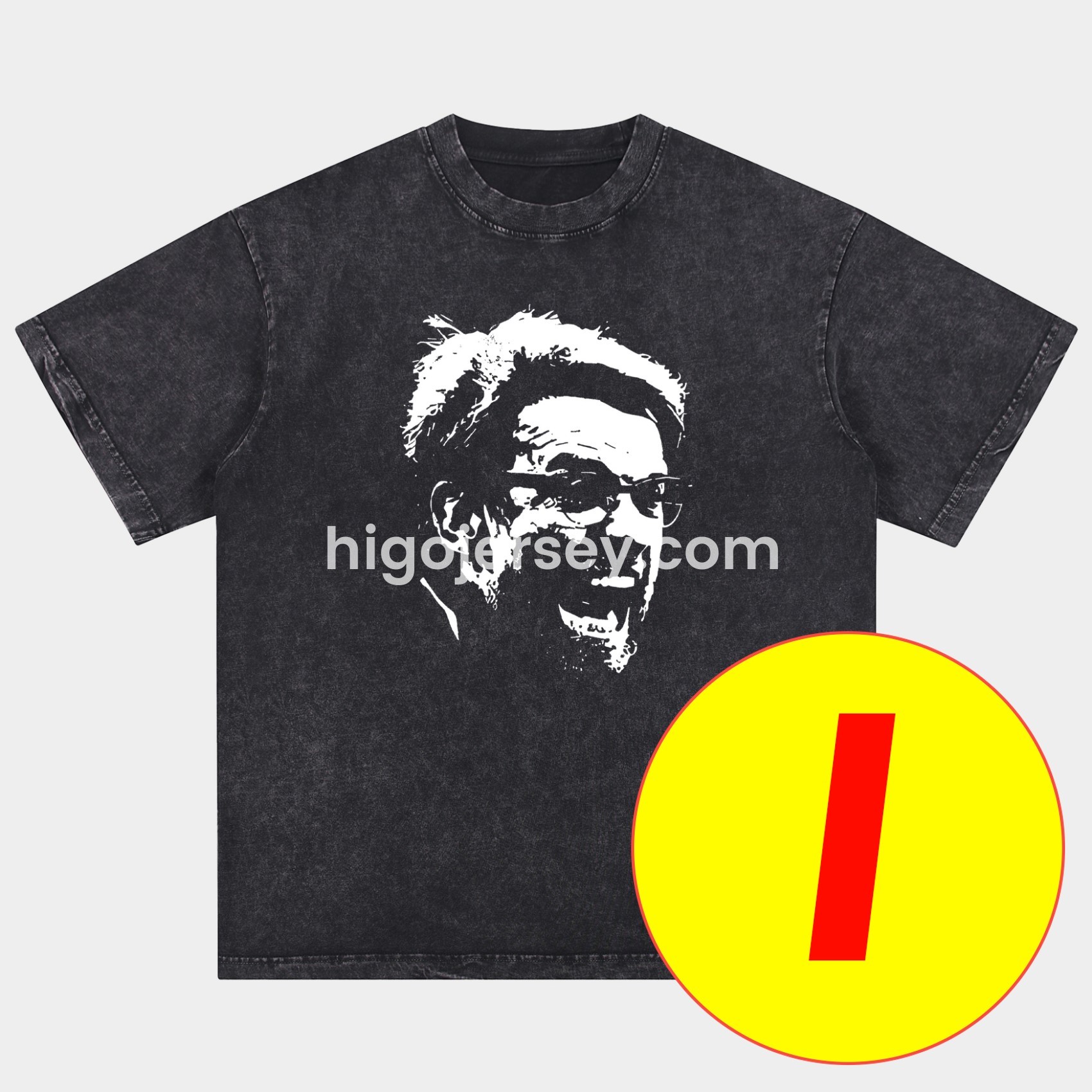 Higojerseys-Dortmund Oversized Washed T-Shirt