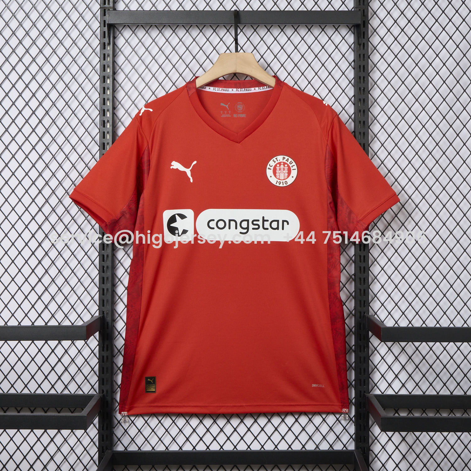 Higojerseys-St. Pauli 25-26 Fourth Red Jersey - Fans Version