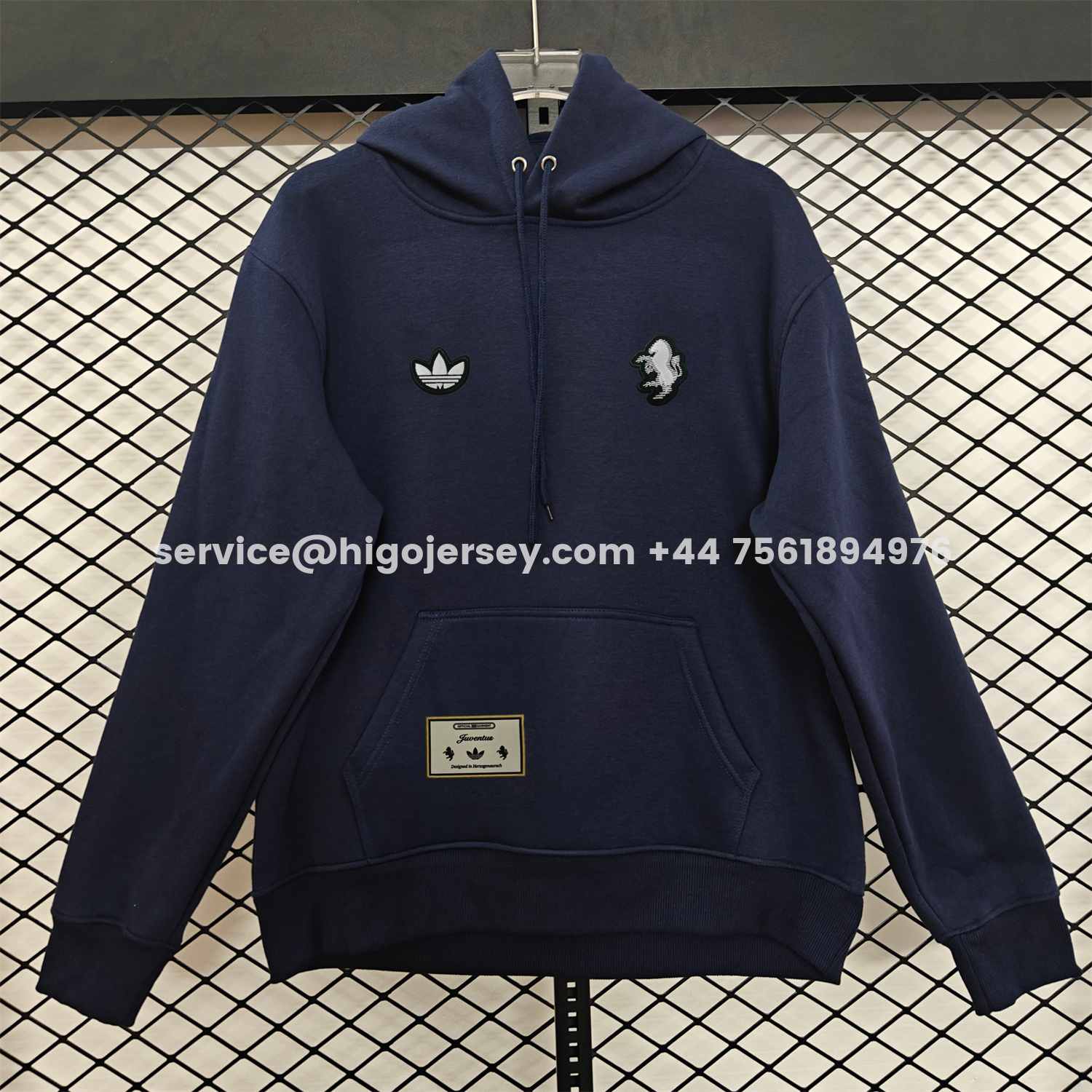 Higojerseys-Juventus 25-26 Originals Terrace Icon Unisex Pullover Hoodie