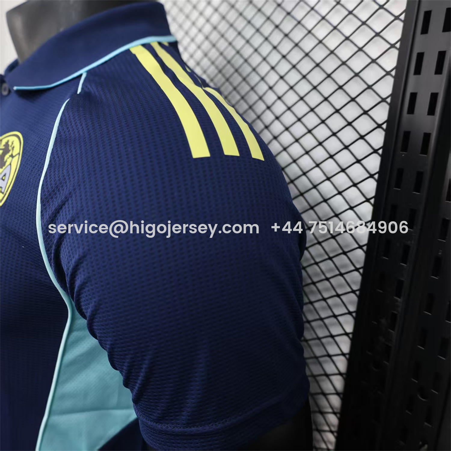 Higojerseys-Club América 25-26 Navy Blue Travel Training Jersey - Player Version