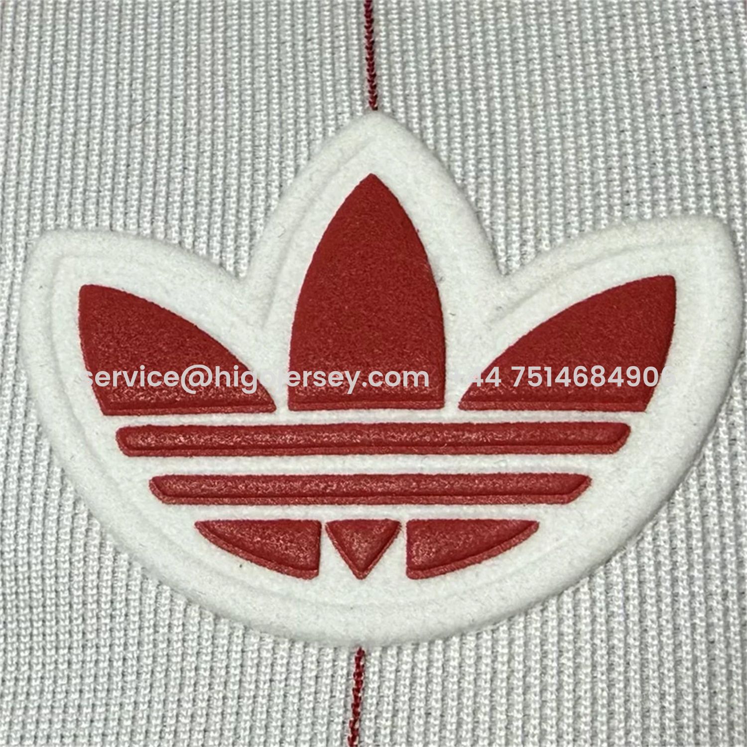 Higojerseys-Manchester United 25-26 Trefoil Red Lines White Travel Jersey - Player Version