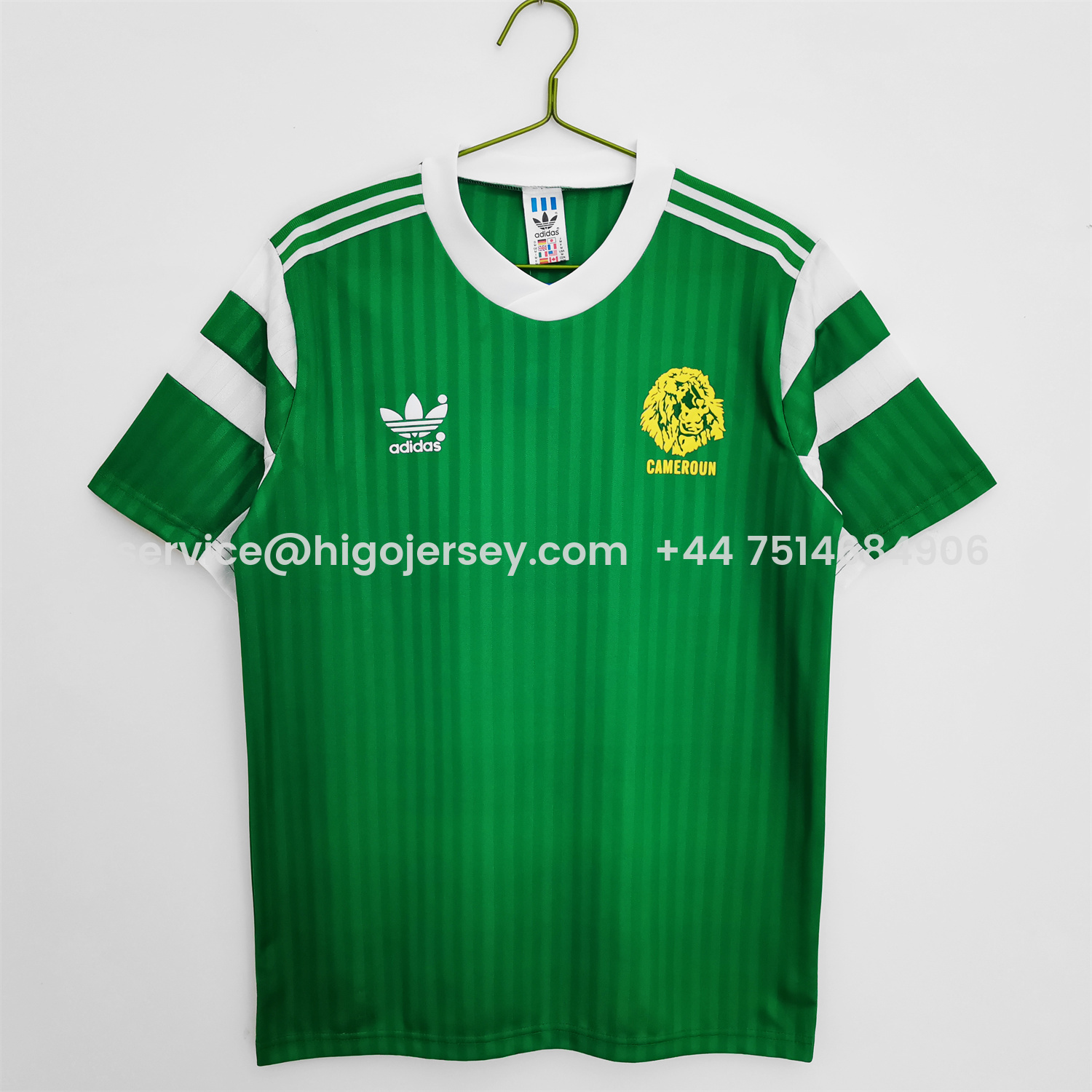 Higojerseys-Retro Cameroon 1990 Home Jersey