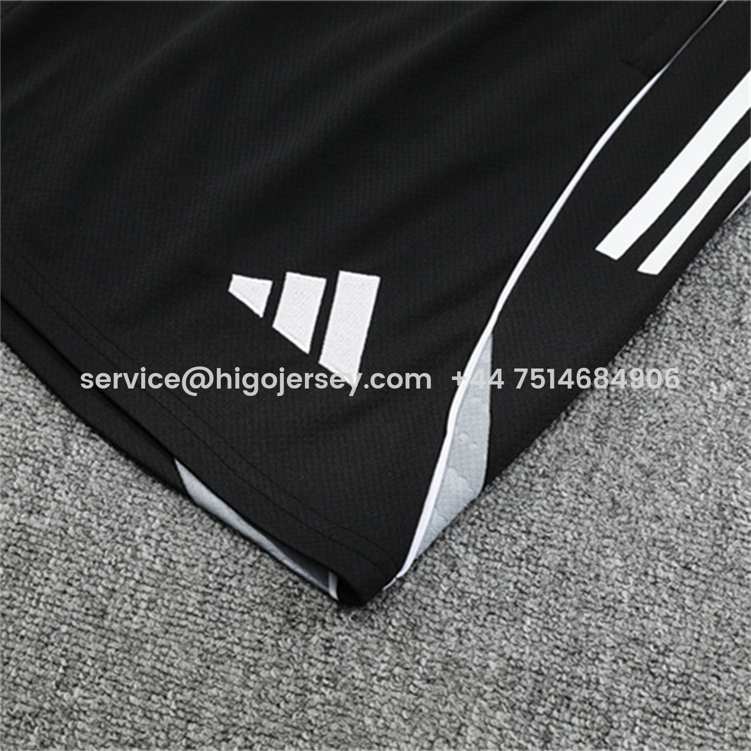 Higojerseys-Argentina 25-26 Pre-Match Short-Sleeve Training Set - Black Top & Shorts