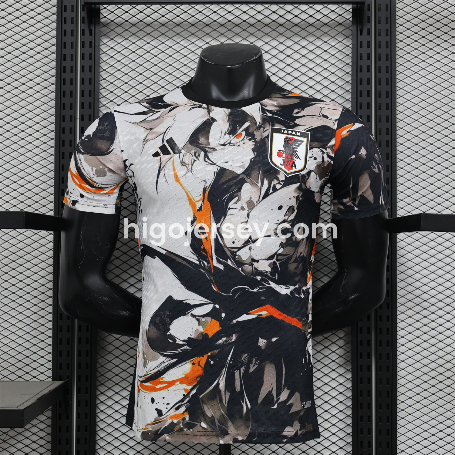 Higojerseys-Japan 25-26 Black & White Son Goku Special Edition Jersey - Player Version