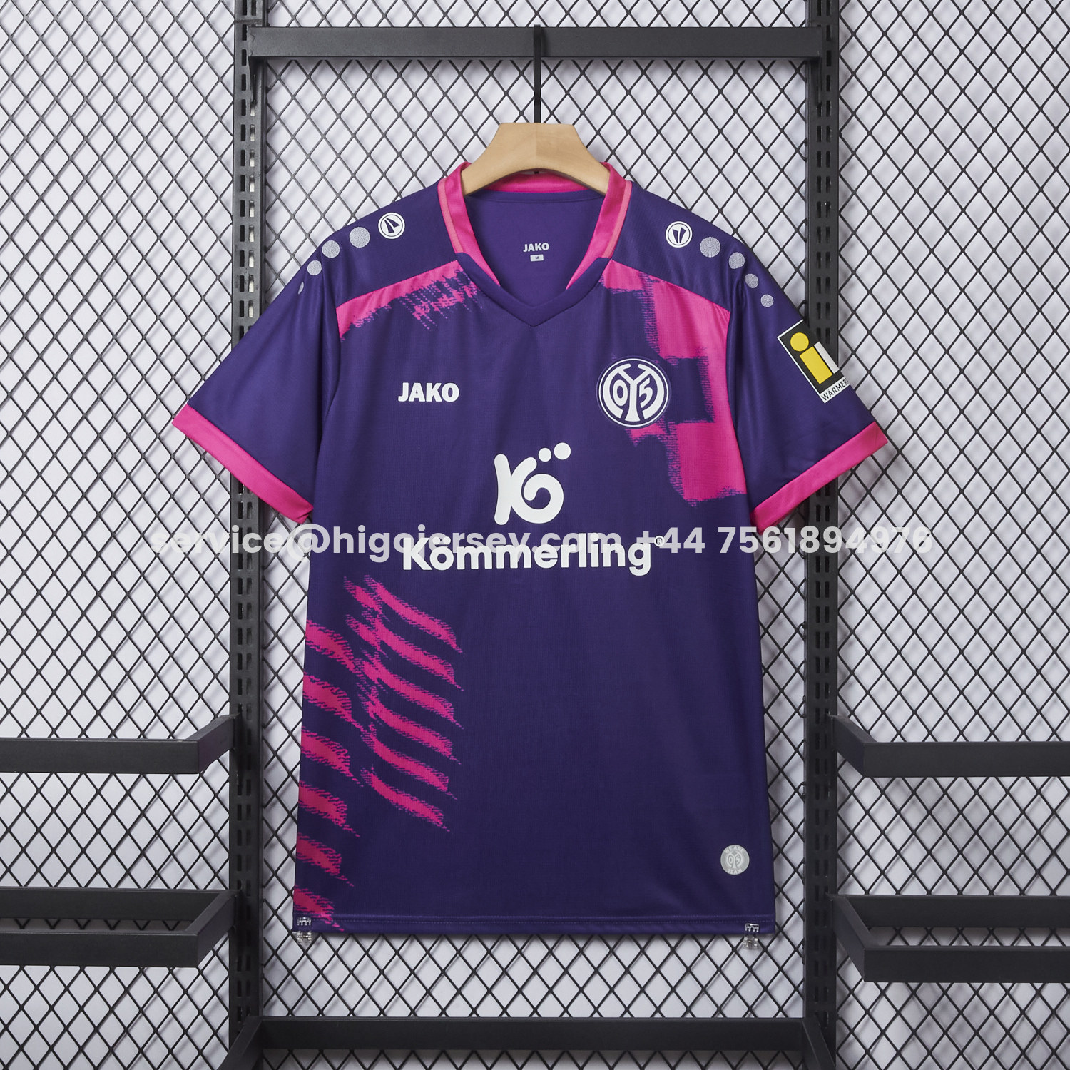 Higojerseys-Mainz 25-26 Away Purple Jersey - Fans Version