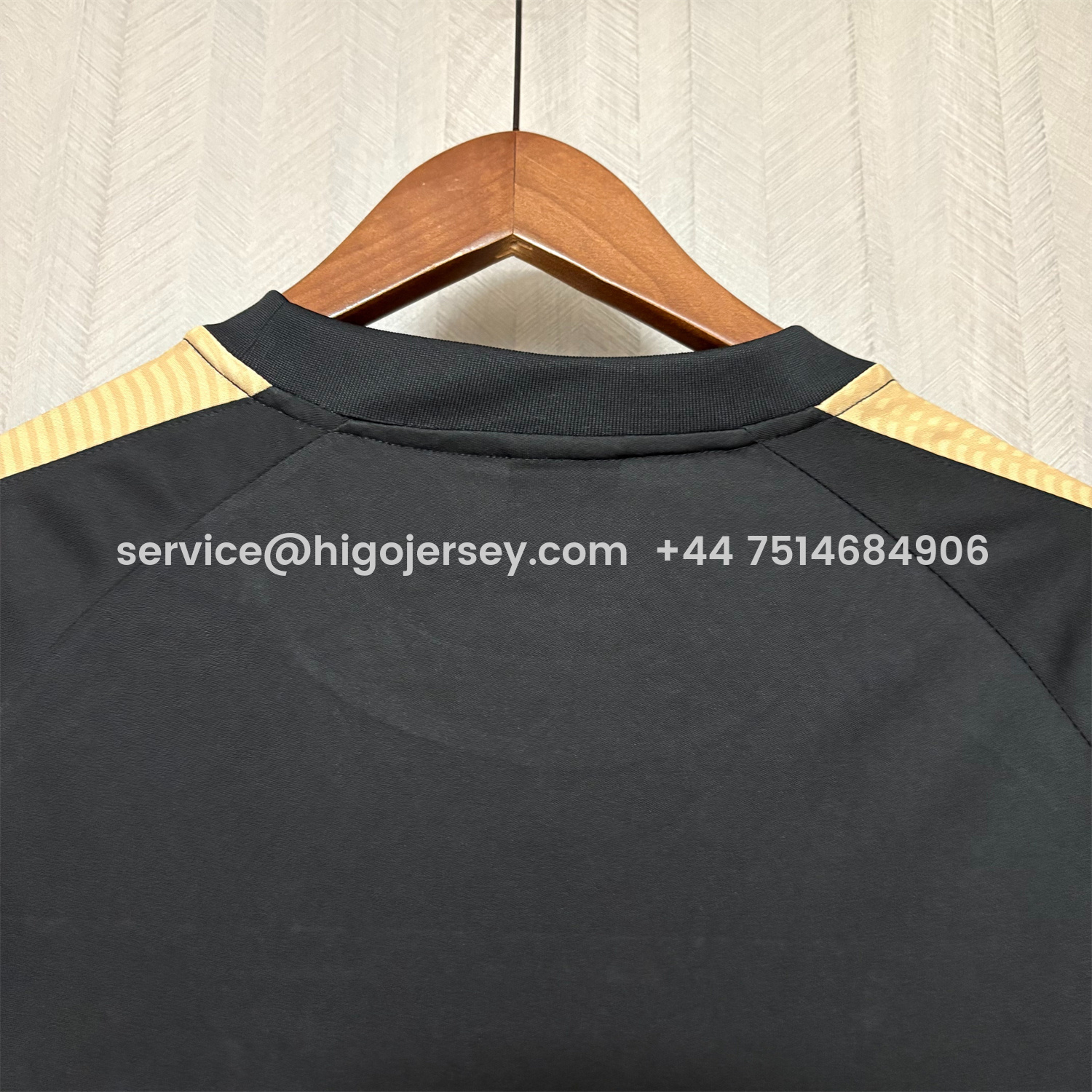 Higojerseys-Vasco da Gama 25-26 Black Training Jersey - Fans Version