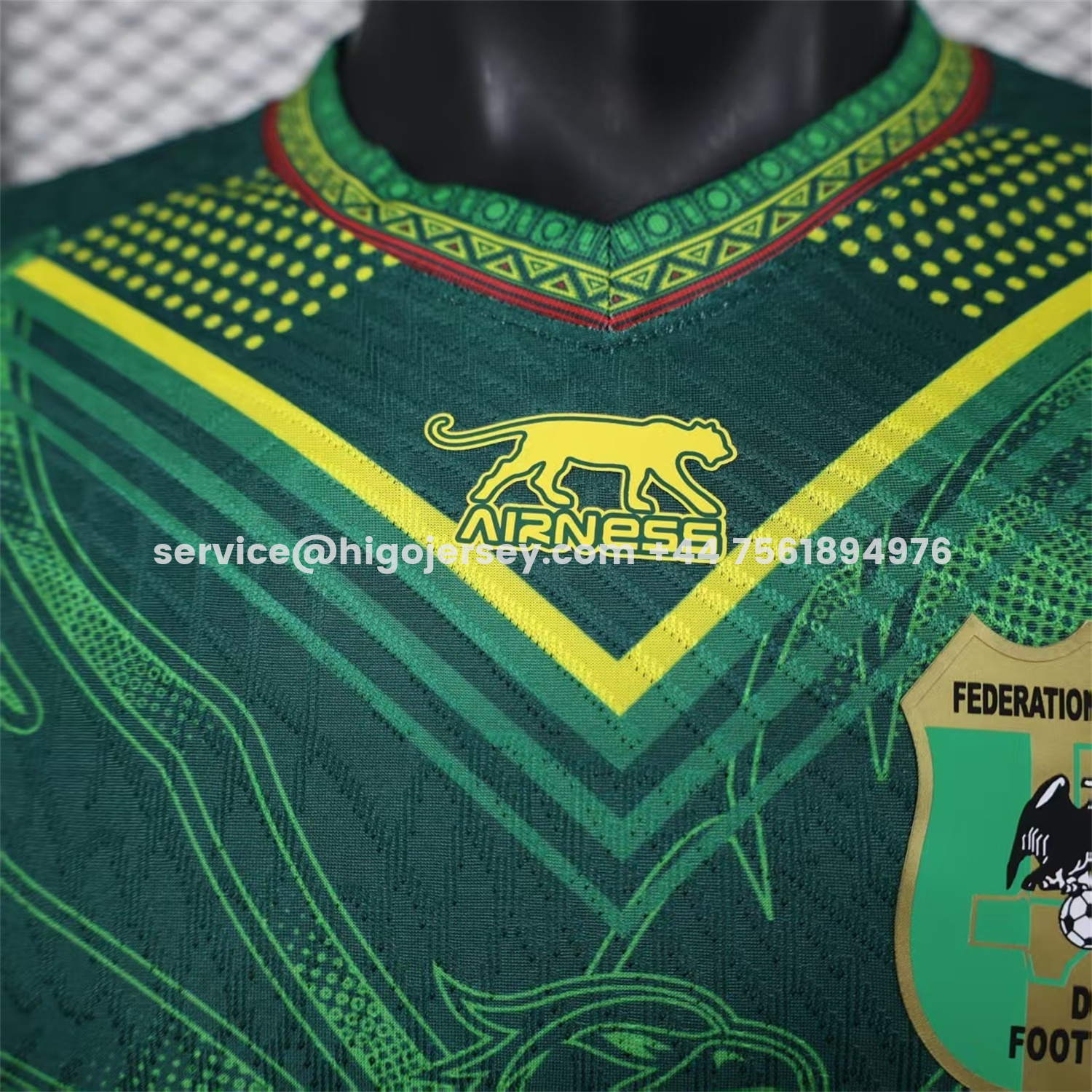 Higojerseys-Mali 2026 Eagle Green Jersey - Player Version