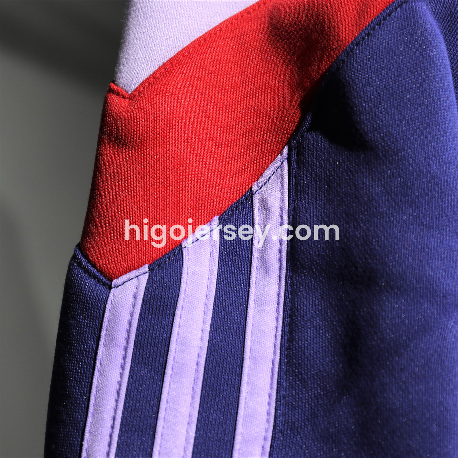 Higojerseys-Arsenal 2025 Fleece-Lined Training Hoodie Set - Purple & Red Hoodie + Pants