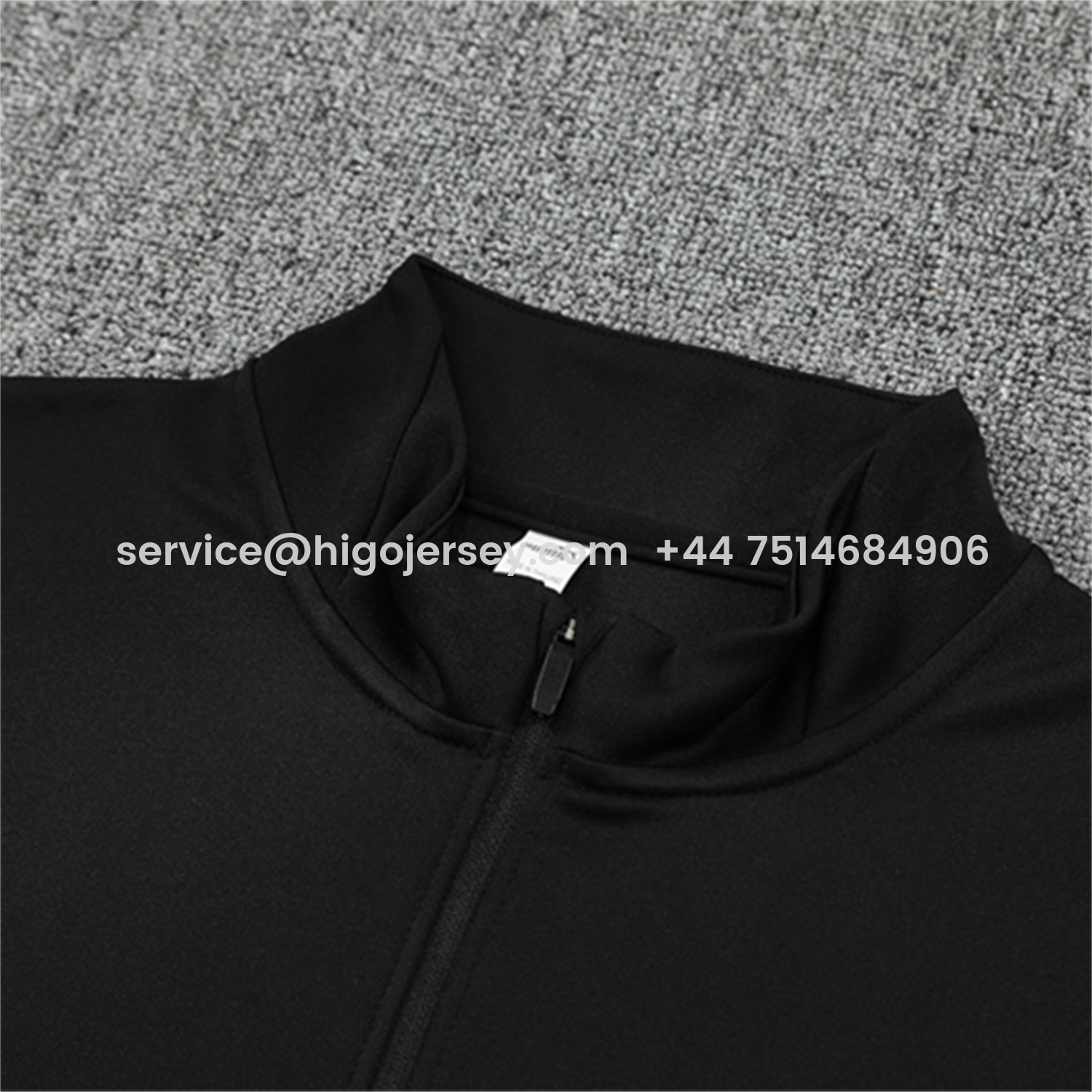 Higojerseys-Manchester City 25-26 Kids Long Sleeve Training Set - Black Top & Black Pants