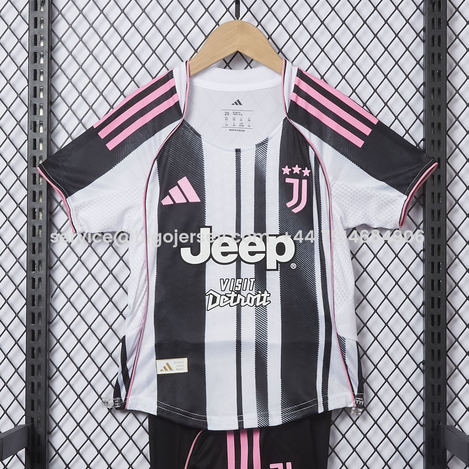Higojerseys-Juventus 25-26 Home Kids Kit - Player Version