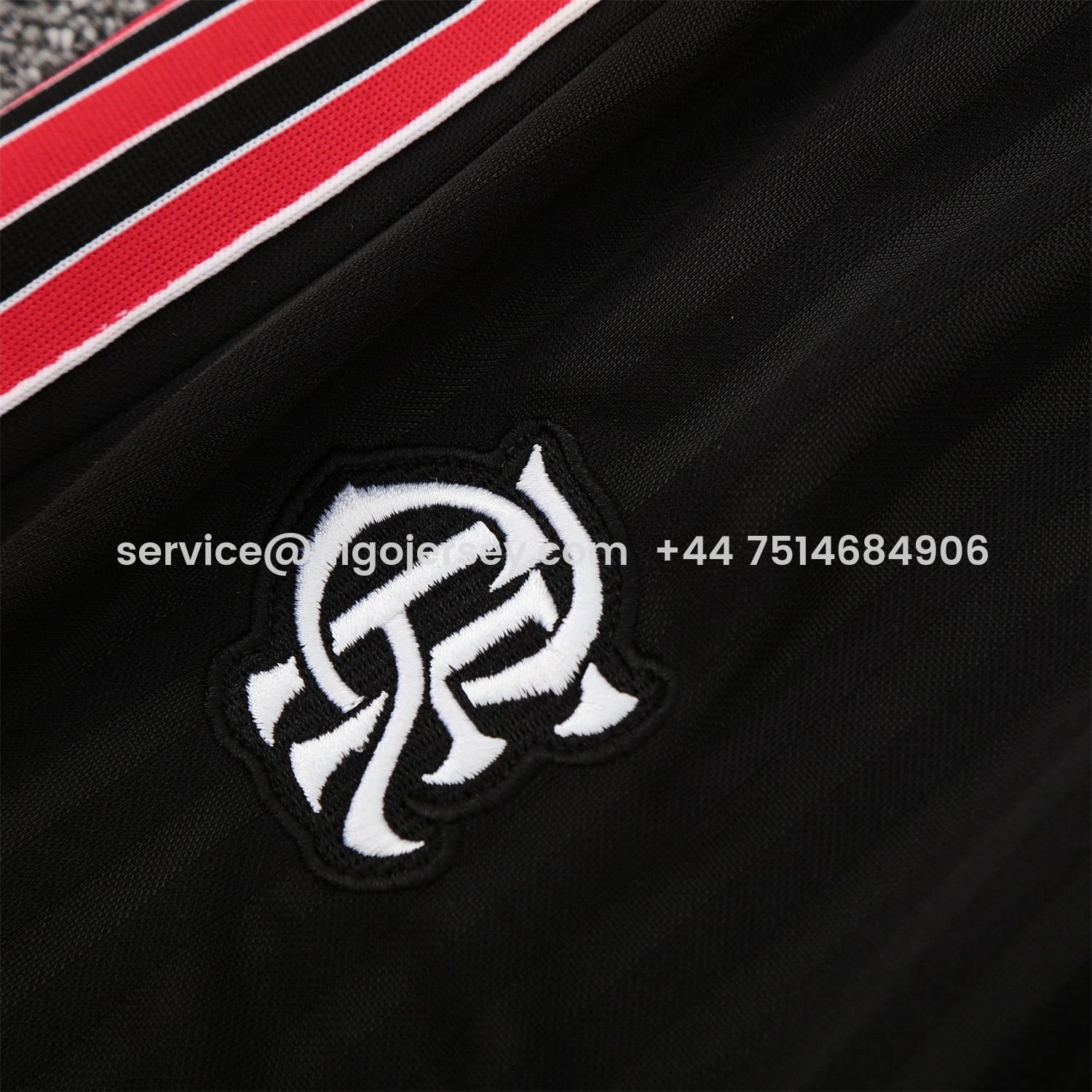 Higojerseys-Flamengo 25-26 Short-Sleeve Training Set - Red Top & Black Shorts