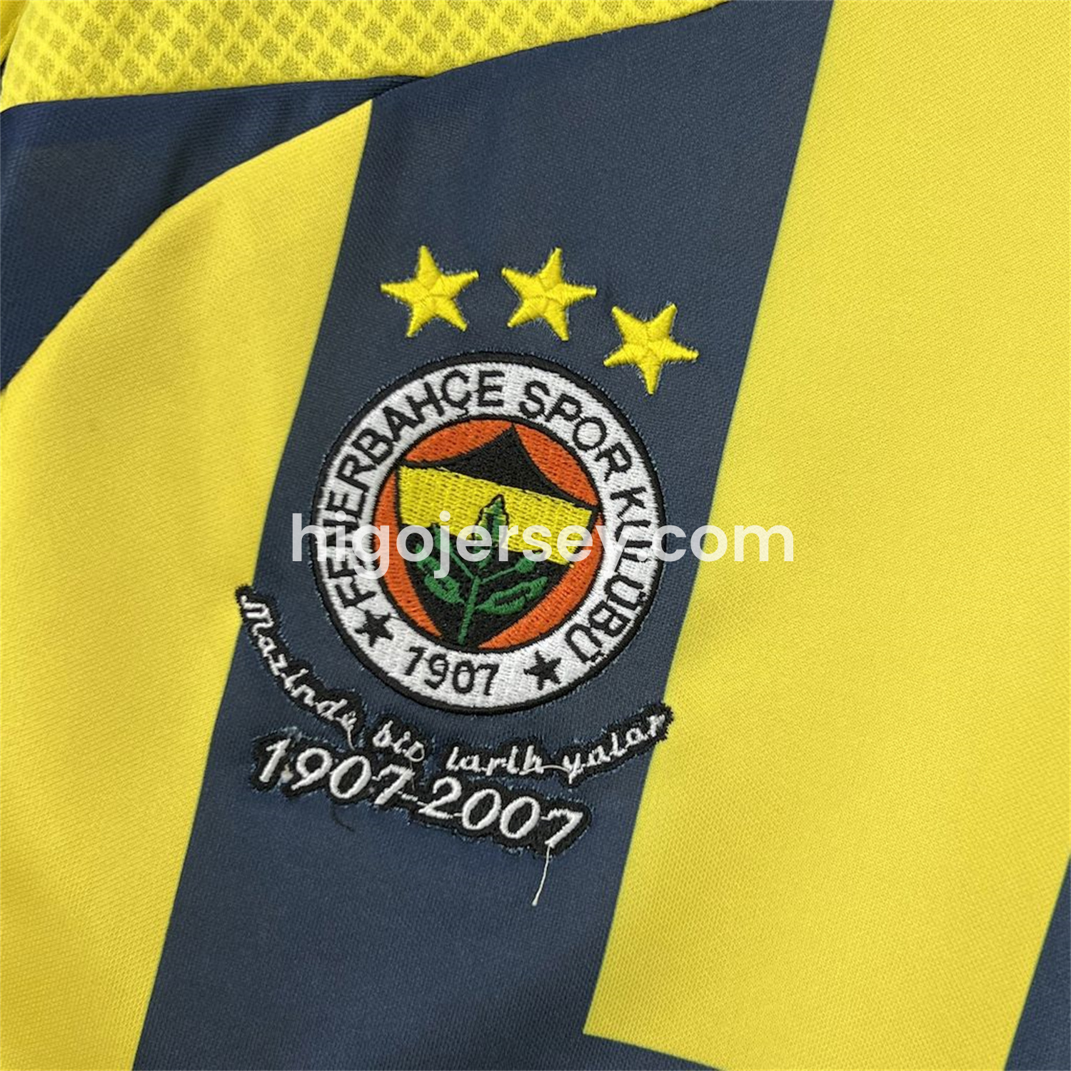 Higojerseys-Retro Fenerbahce 2007-08 Home Jersey