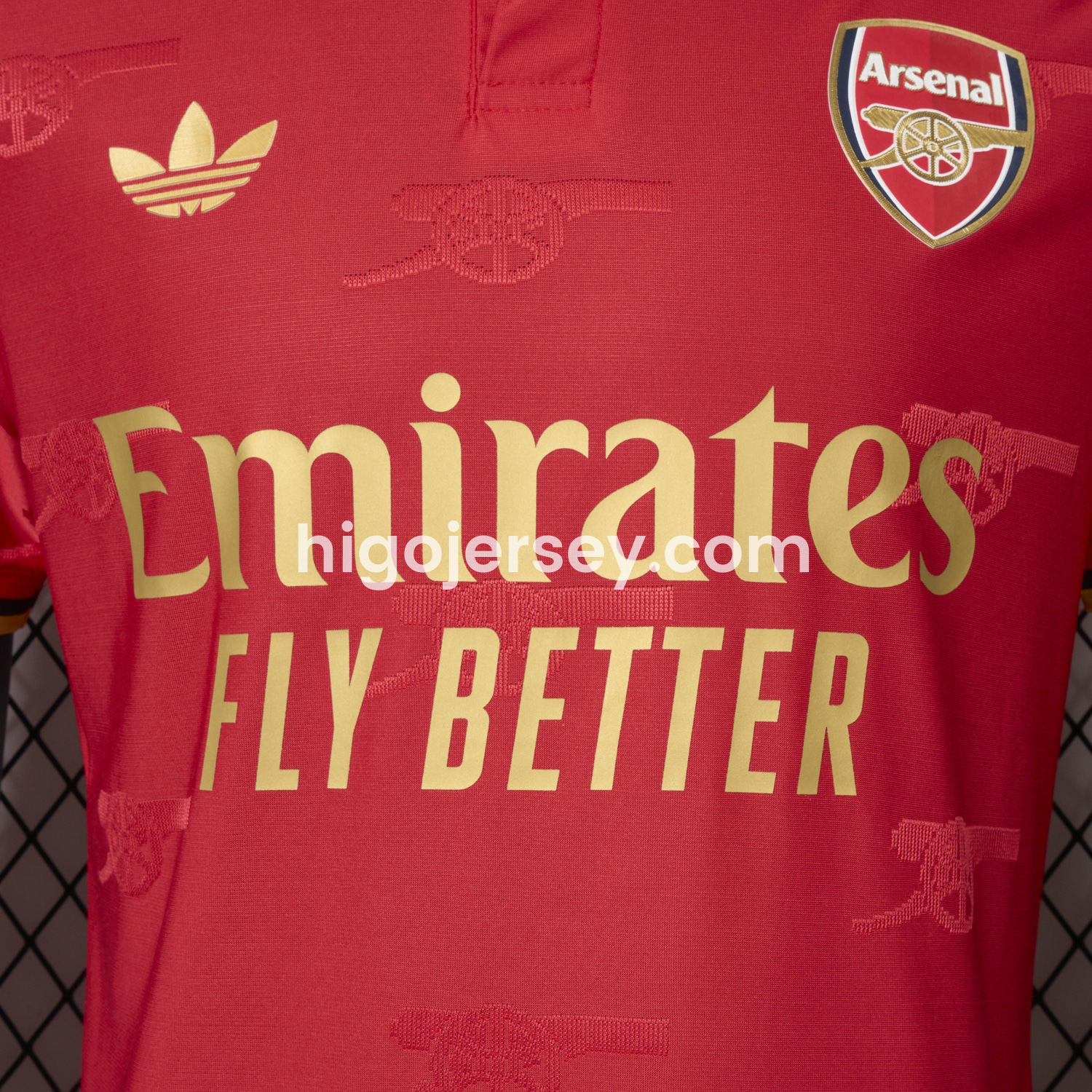 Higojerseys-Arsenal 25-26 Red POLO Special Edition Jersey - Player Version