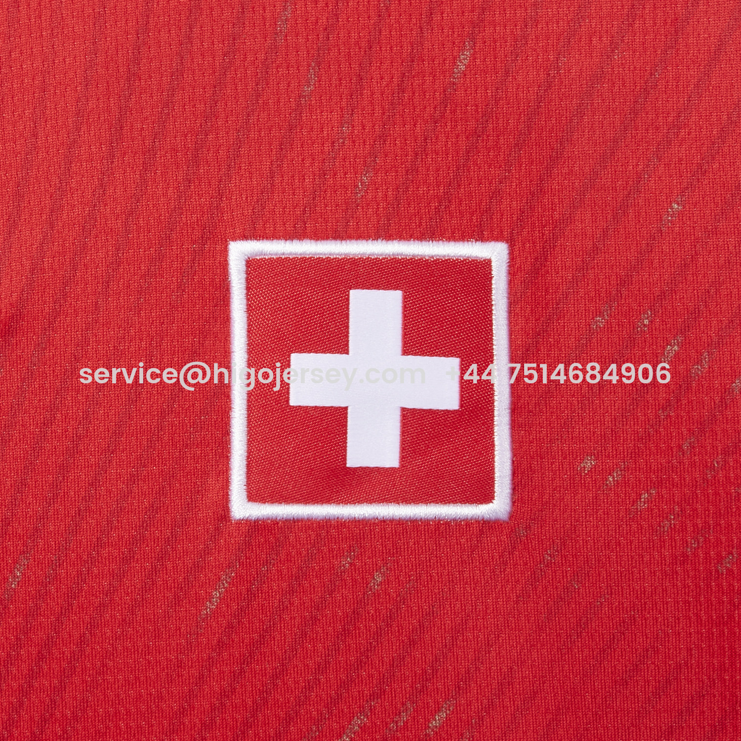 Higojerseys-Switzerland 2026 Home Red Jersey - Fans Version