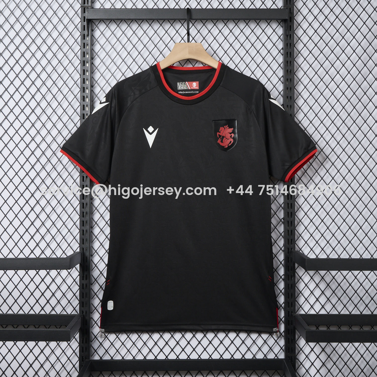 Higojerseys-Georgia 2026 Away Black Jersey - Fans Version