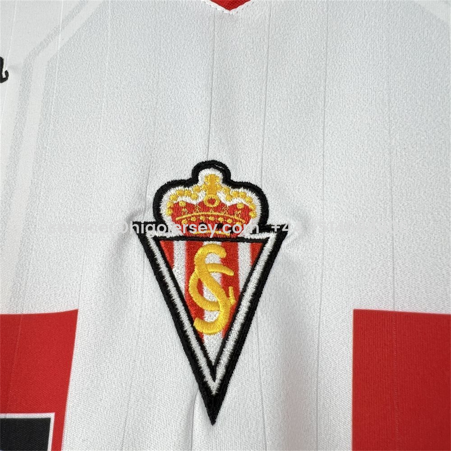 Higojerseys-Retro Sporting de Gijon 1996-97 Away Jersey