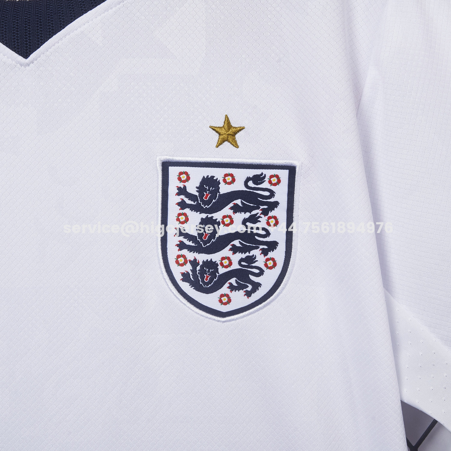 Higojerseys-England 2026 Home Jersey - Fans Version