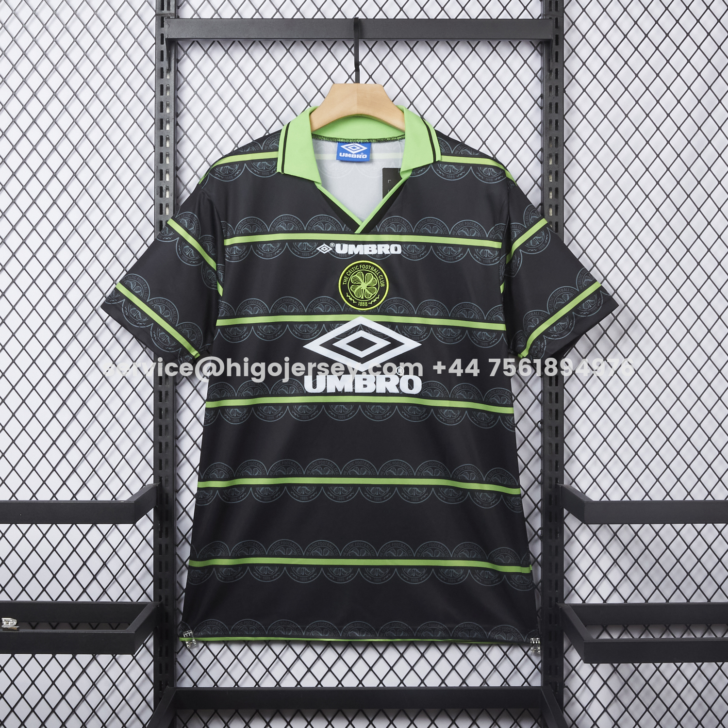 Higojerseys-Retro Celtic 1998-99 Away Jersey