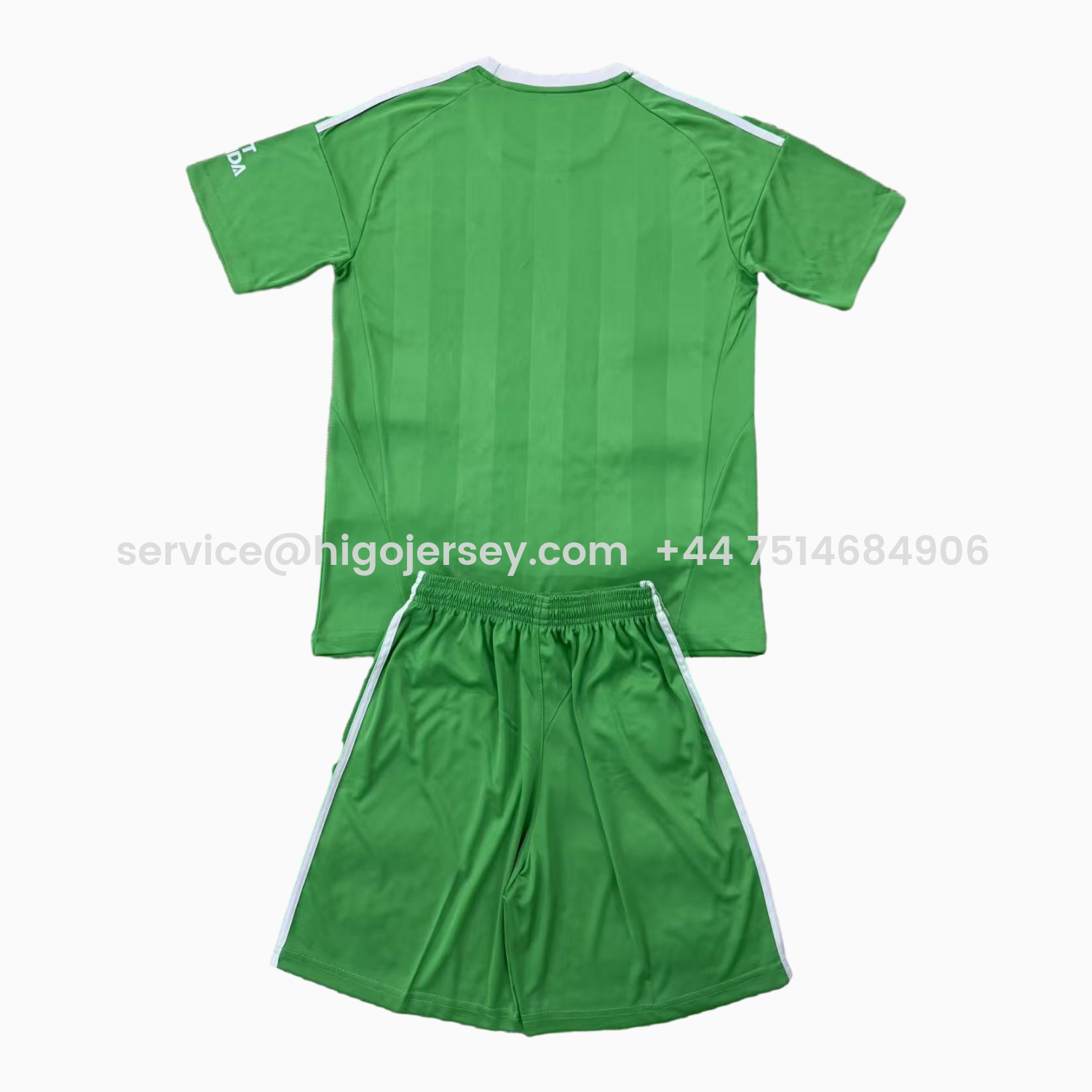 Higojerseys-Arsenal 25-26 Green Goalkeeper Men's Adult Jersey Set - Fans Version