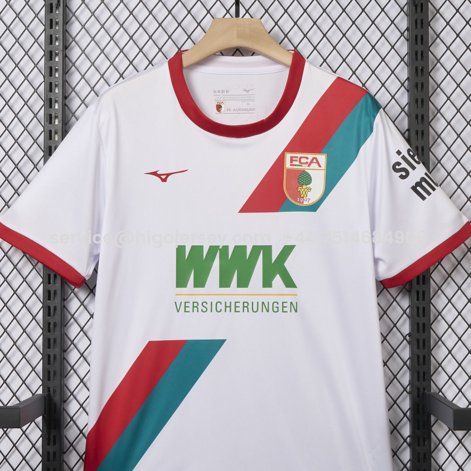 Higojerseys-Augsburg 25-26 Home Jersey - Fans Version