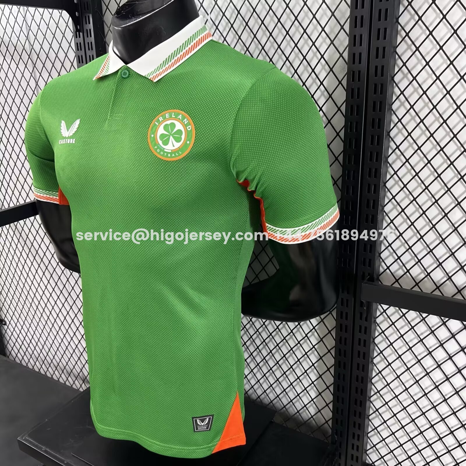 Higojerseys-Ireland 2026 Women's Team Home Jersey - Player Version