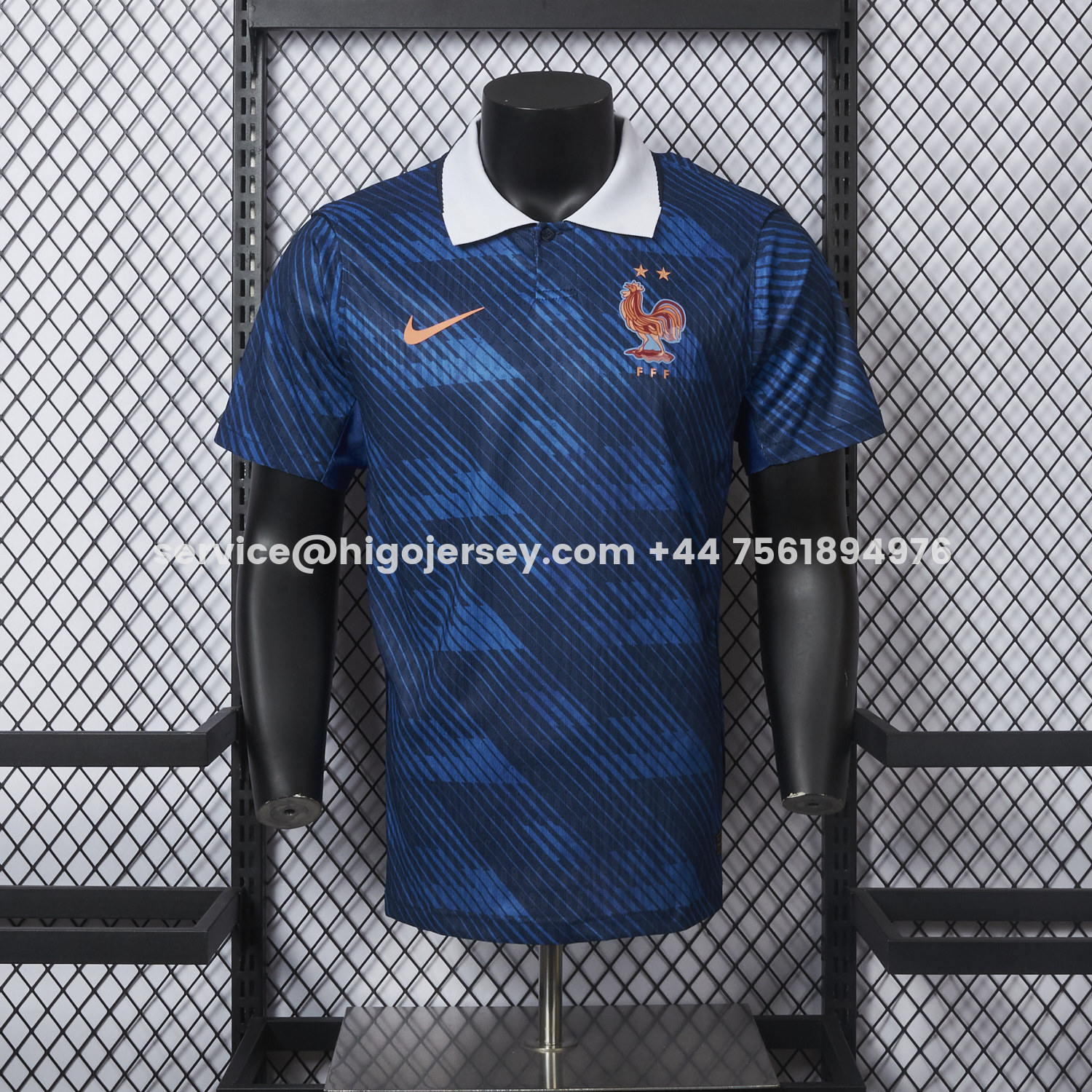 Higojerseys-France 2026 Home Jersey - Player Version