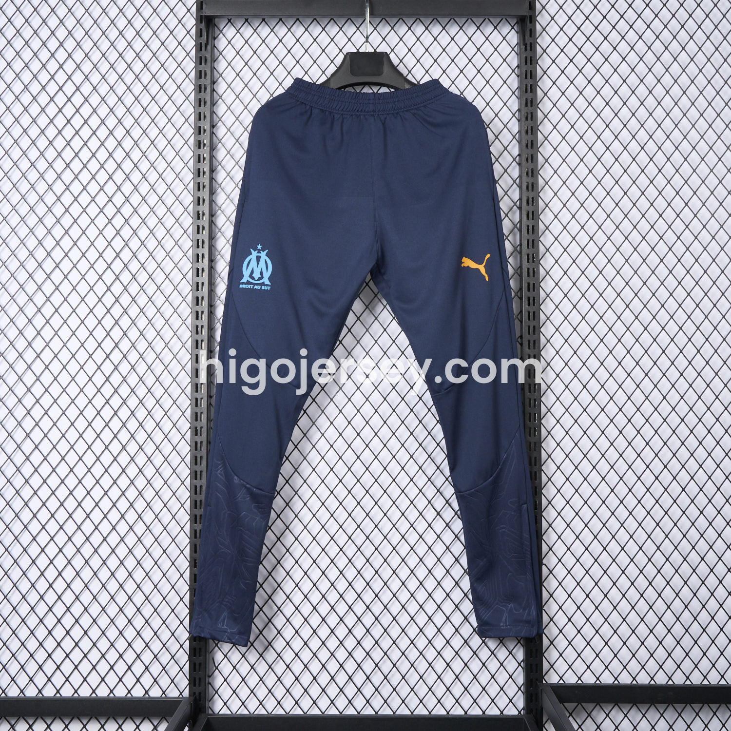 Higojerseys-Marseille 24-25 Deep Blue Training Pants - Player Version