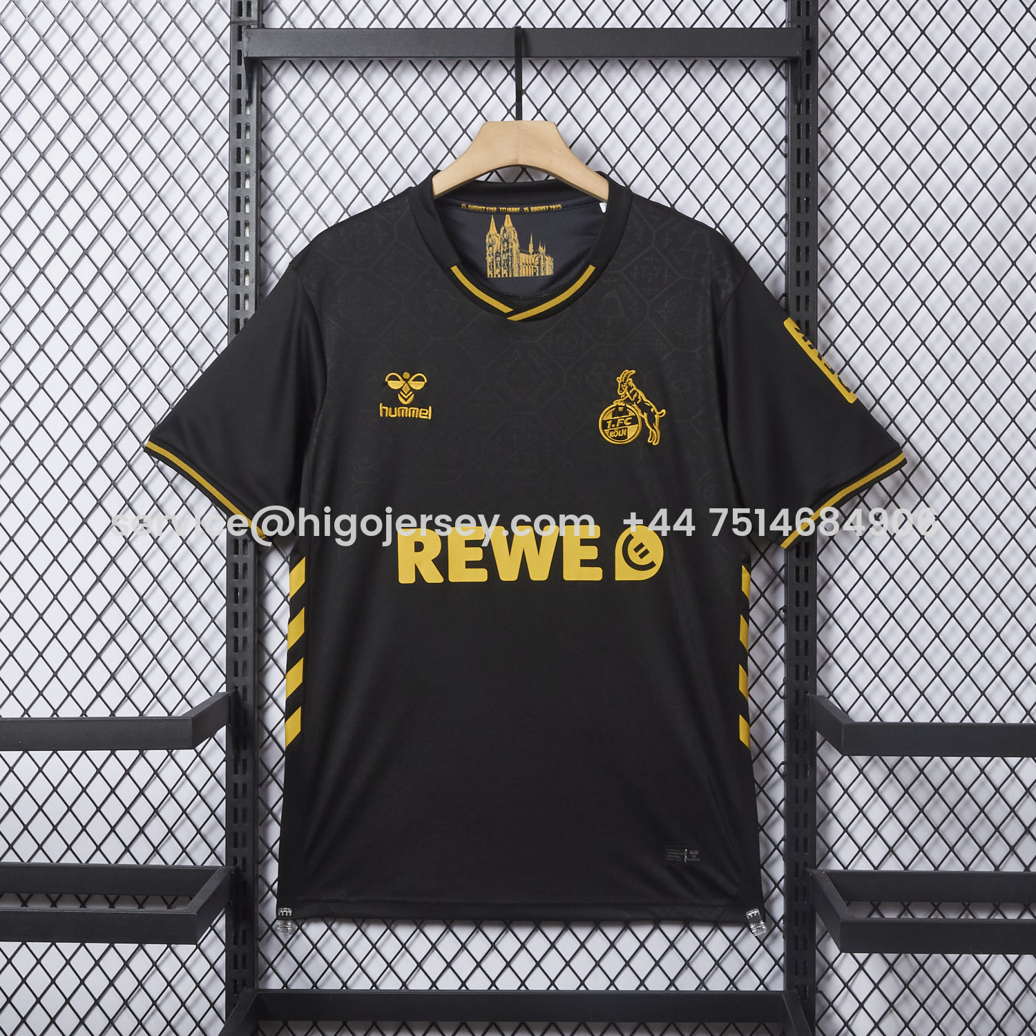 Higojerseys-Köln 25-26 Third Black Jersey - Fans Version