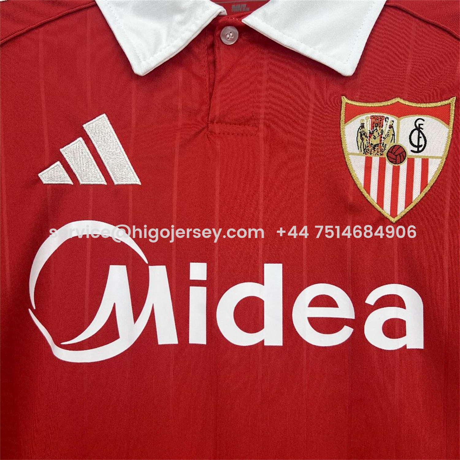 Higojerseys-Sevilla 25-26 Away Red Jersey - Fans Version
