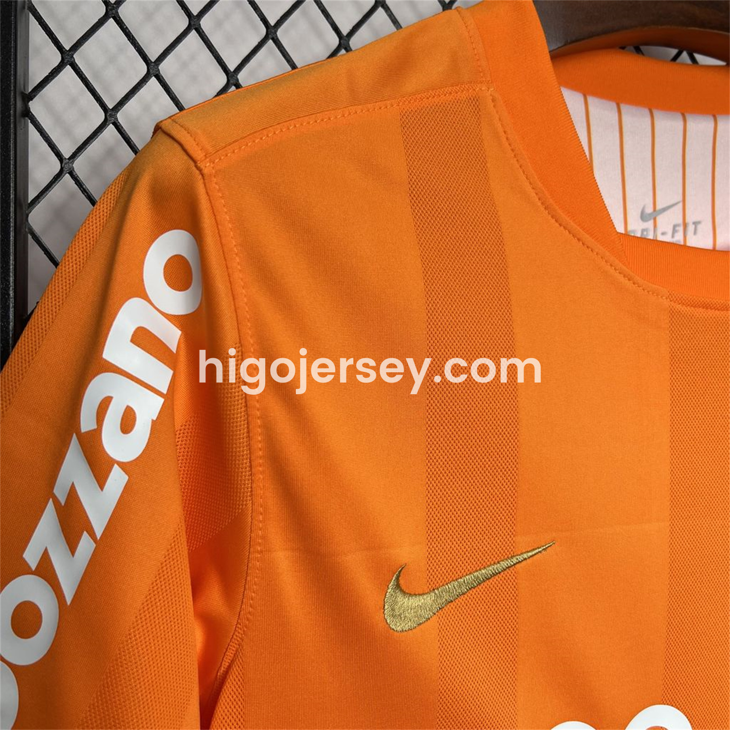 Higojerseys-Retro Corinthians 2010 Orange Goalkeeper Jersey