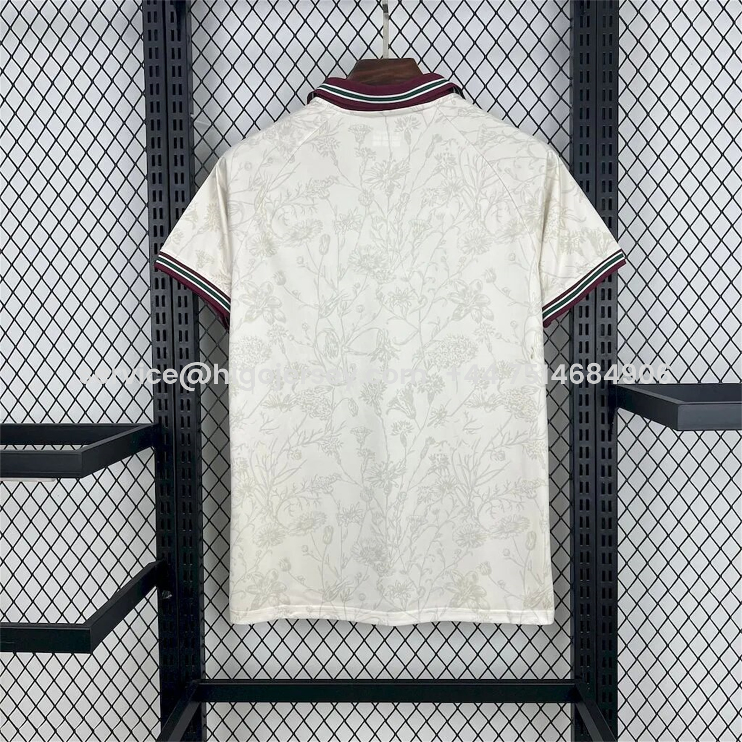 Higojerseys-Real Betis 25-26 Green Vertical Stripes with White Flower Pattern Special Jersey - Fans Version