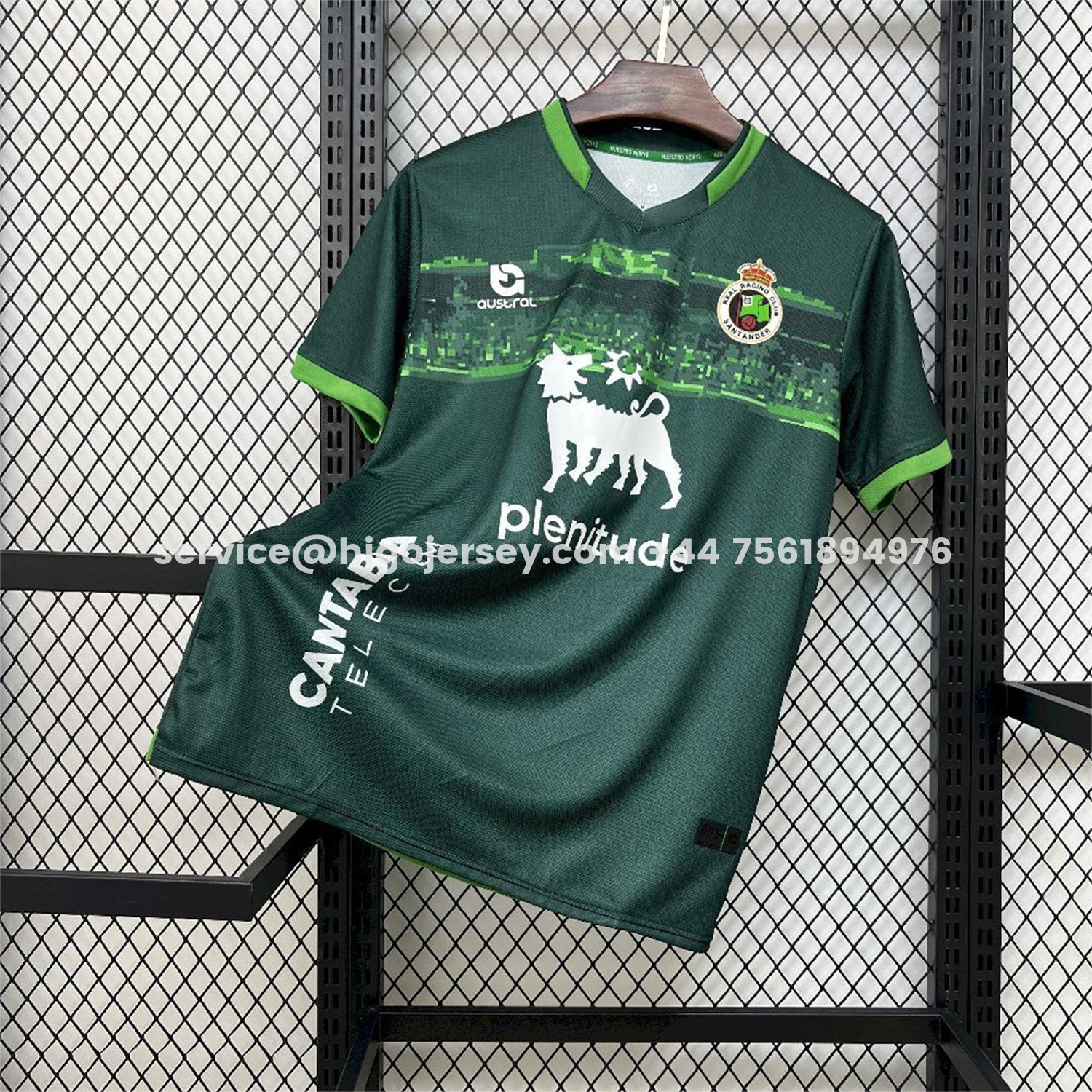 Higojerseys-Racing de Santander 25-26 Away Green Jersey - Fans Version
