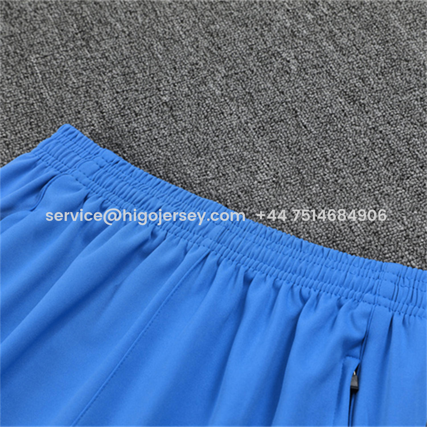 Higojerseys-Real Madrid 25-26 Long Sleeve Training Set - White Top & Blue Pants