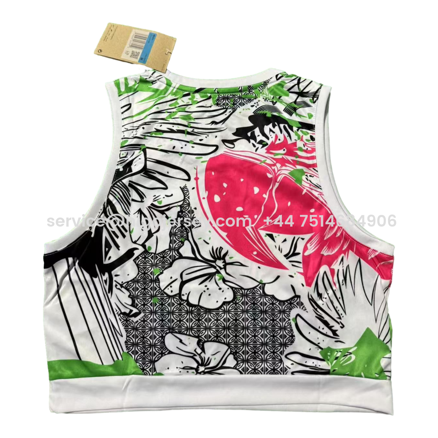 Higojerseys-Women's Brazil 25-26 Red Parrot Yoga Vest