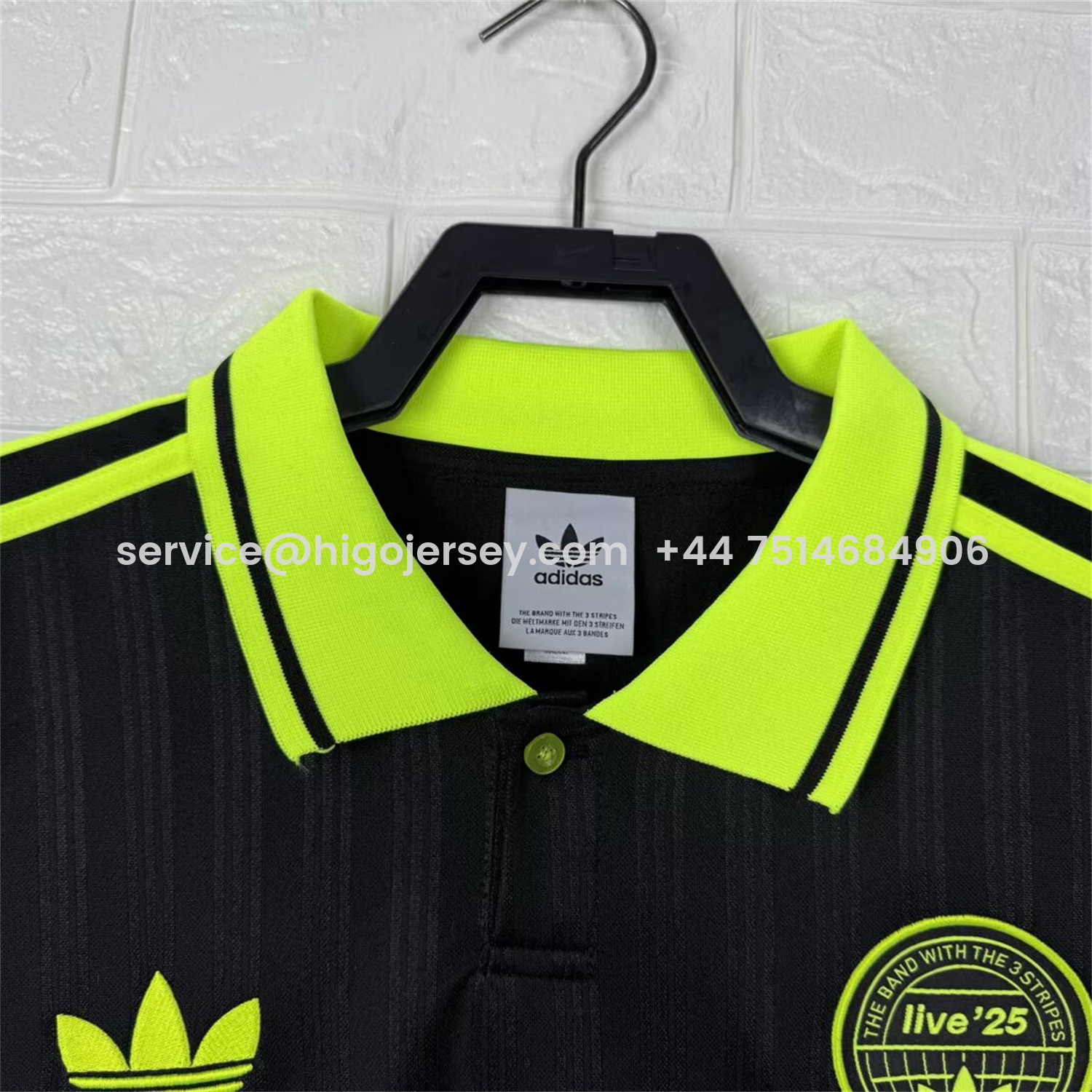 Higojerseys-Bohemian 25-26 Oasis Originals Tour Black And Green Jersey - Fans Version