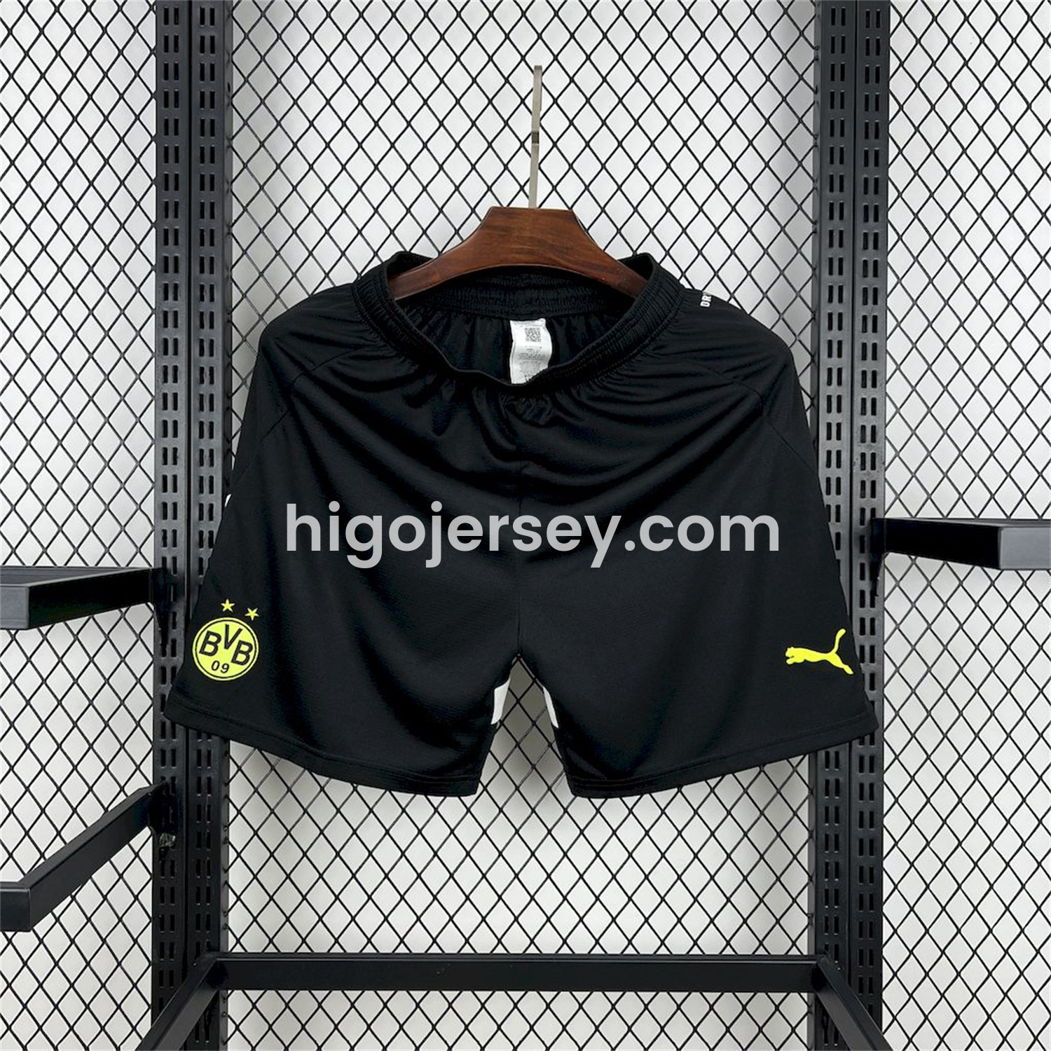 Higojerseys-Dortmund 24-25 Yellow Alert Special Edition Black Shorts - Fans Version