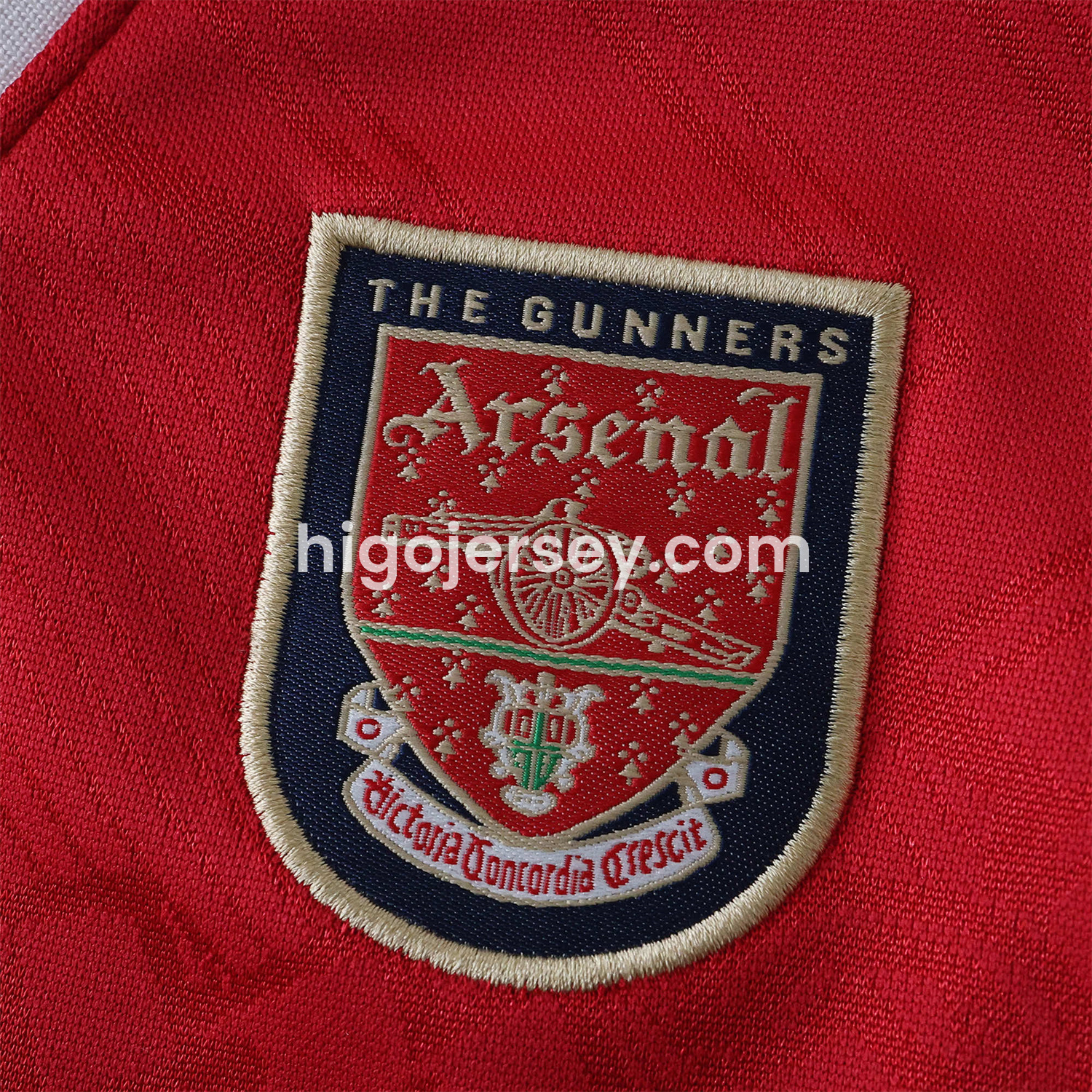 Higojerseys-Retro Arsenal 1996-97 Home Kids Kit