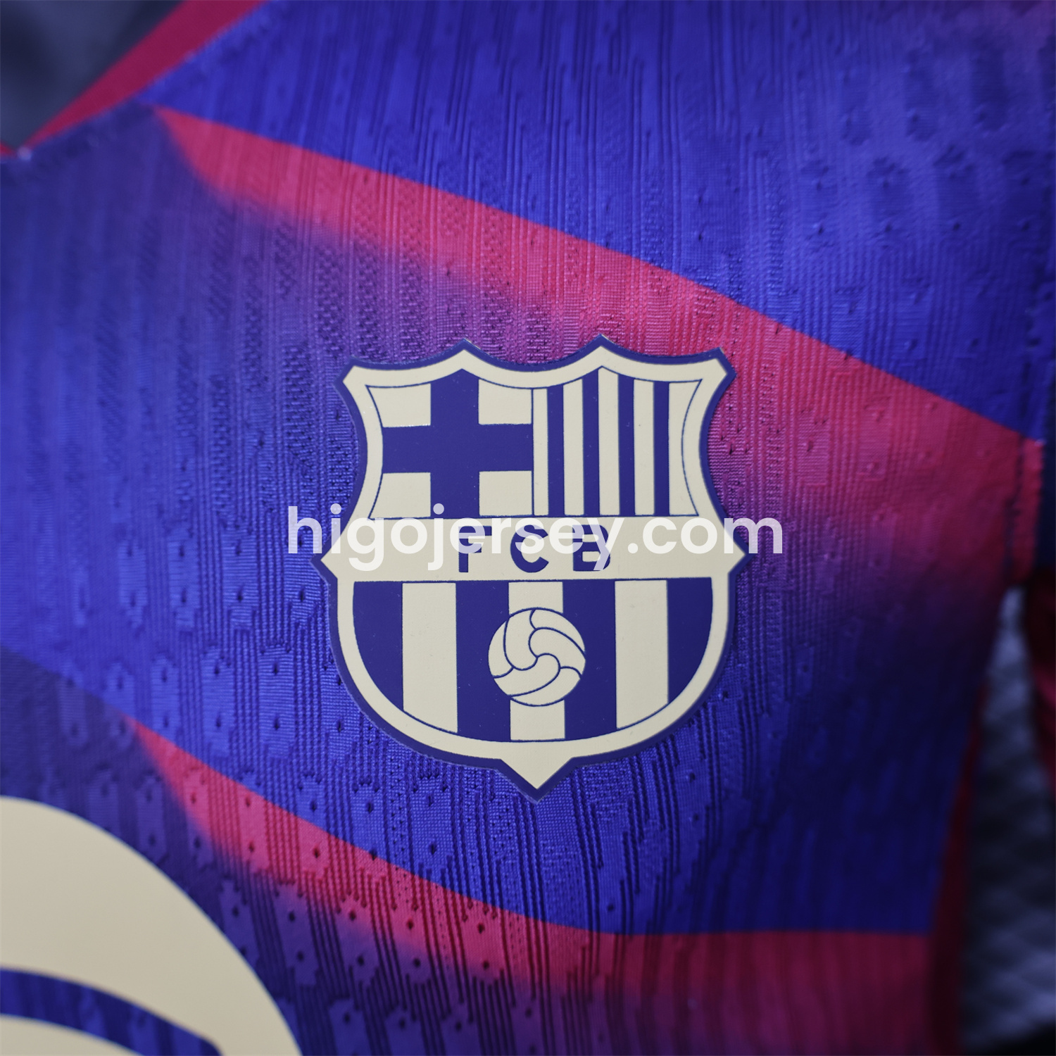 Higojerseys-Barcelona 25-26 Red Diagonal Special Blue Jersey - Player Version