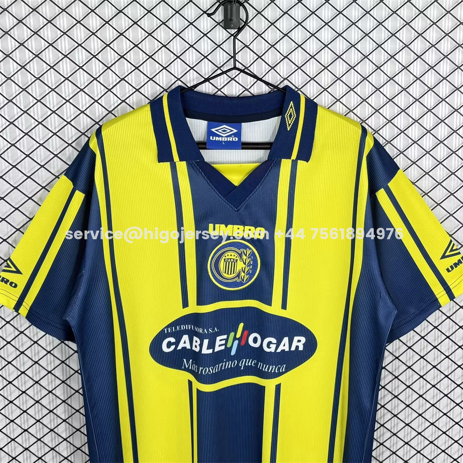 Higojerseys-Retro Rosario Central 1998-99 Home Jersey