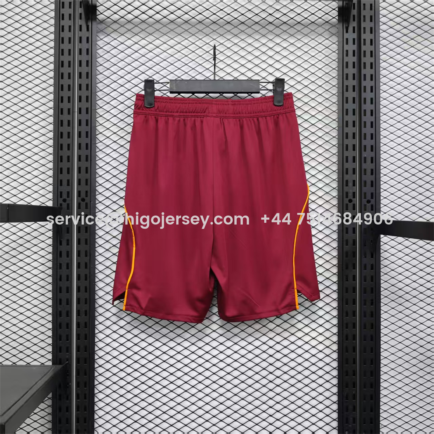 Higojerseys-Roma 25-26 Home Red Shorts - Player Version