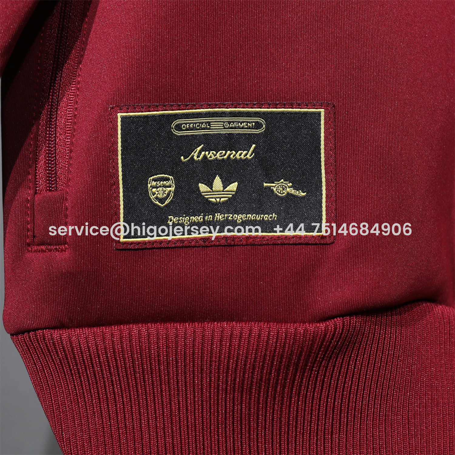 Higojerseys-Arsenal 25-26 Jacket Training Tracksuit - Red Throwback Jackets & Red Pants