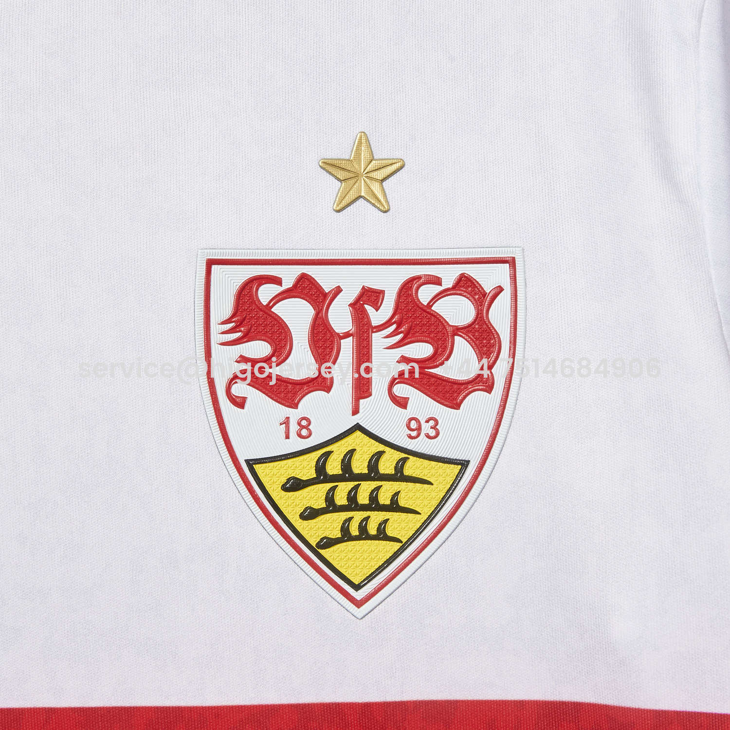 Higojerseys-VfB Stuttgart 25-26 European Home Long Sleeves Jersey - Fans Version
