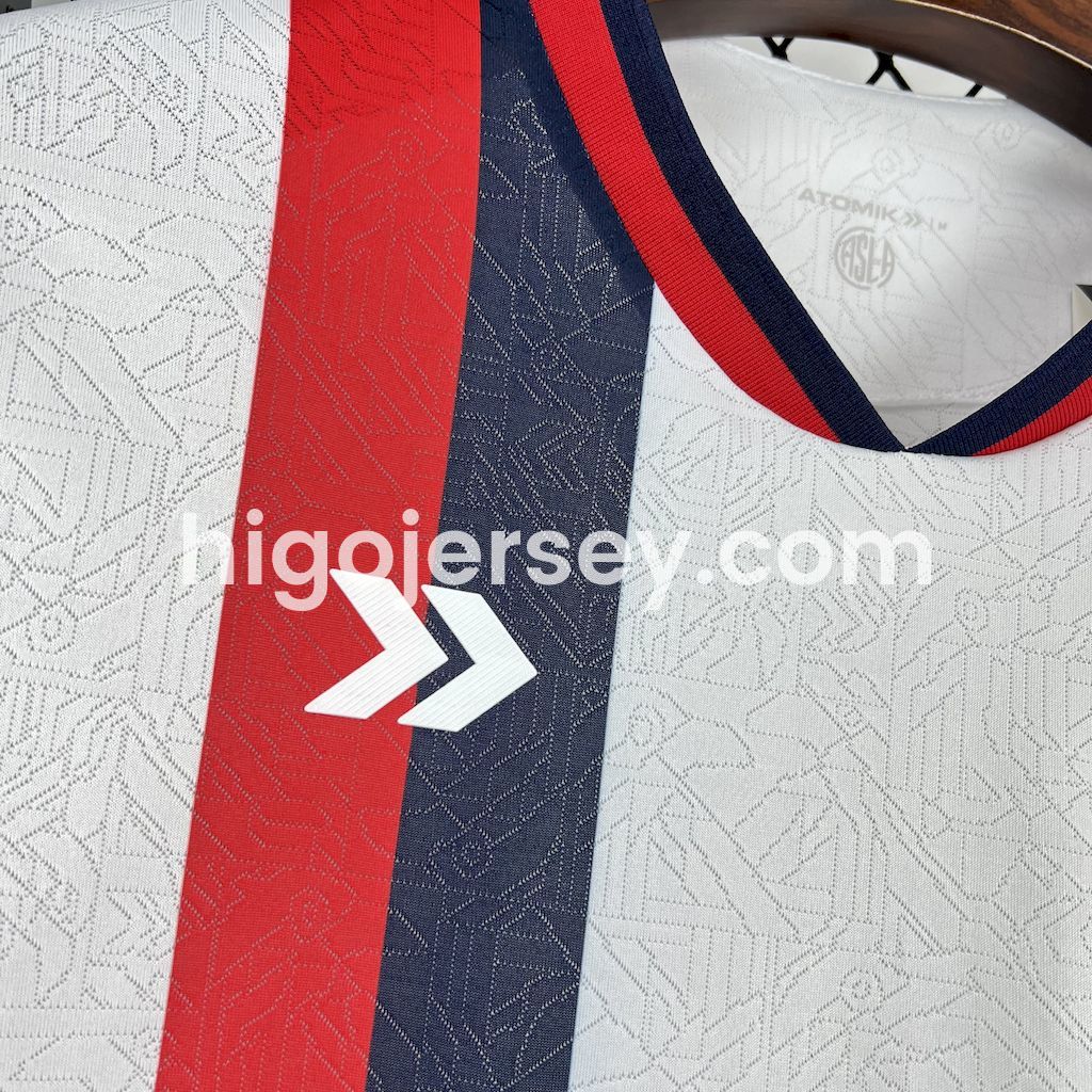 Higojerseys-San Lorenzo 25-26 Away Unsponsored Jersey - Fans Version
