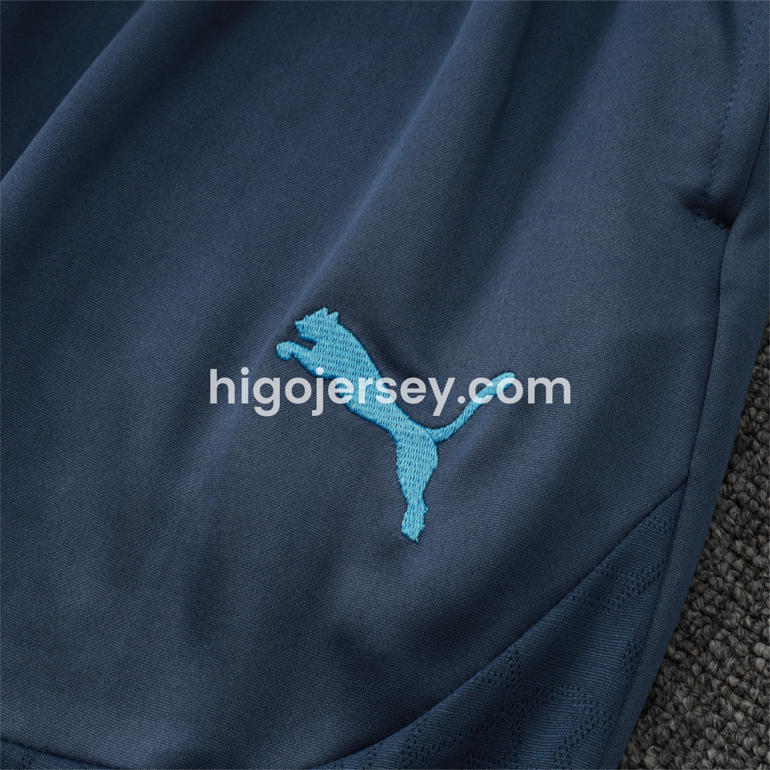 Higojerseys-Manchester United 24-25 Short-Sleeve Training Set - Light Blue