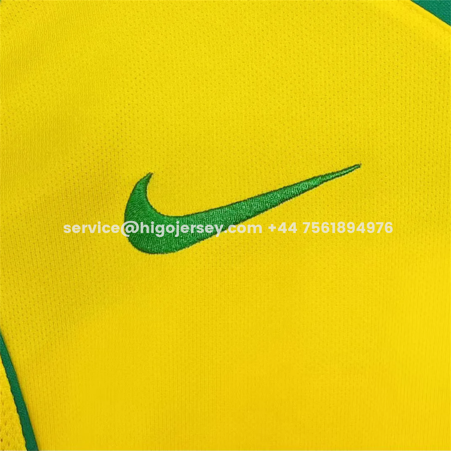 Higojerseys-Retro Brazil 2004 Home Long Sleeves Jersey