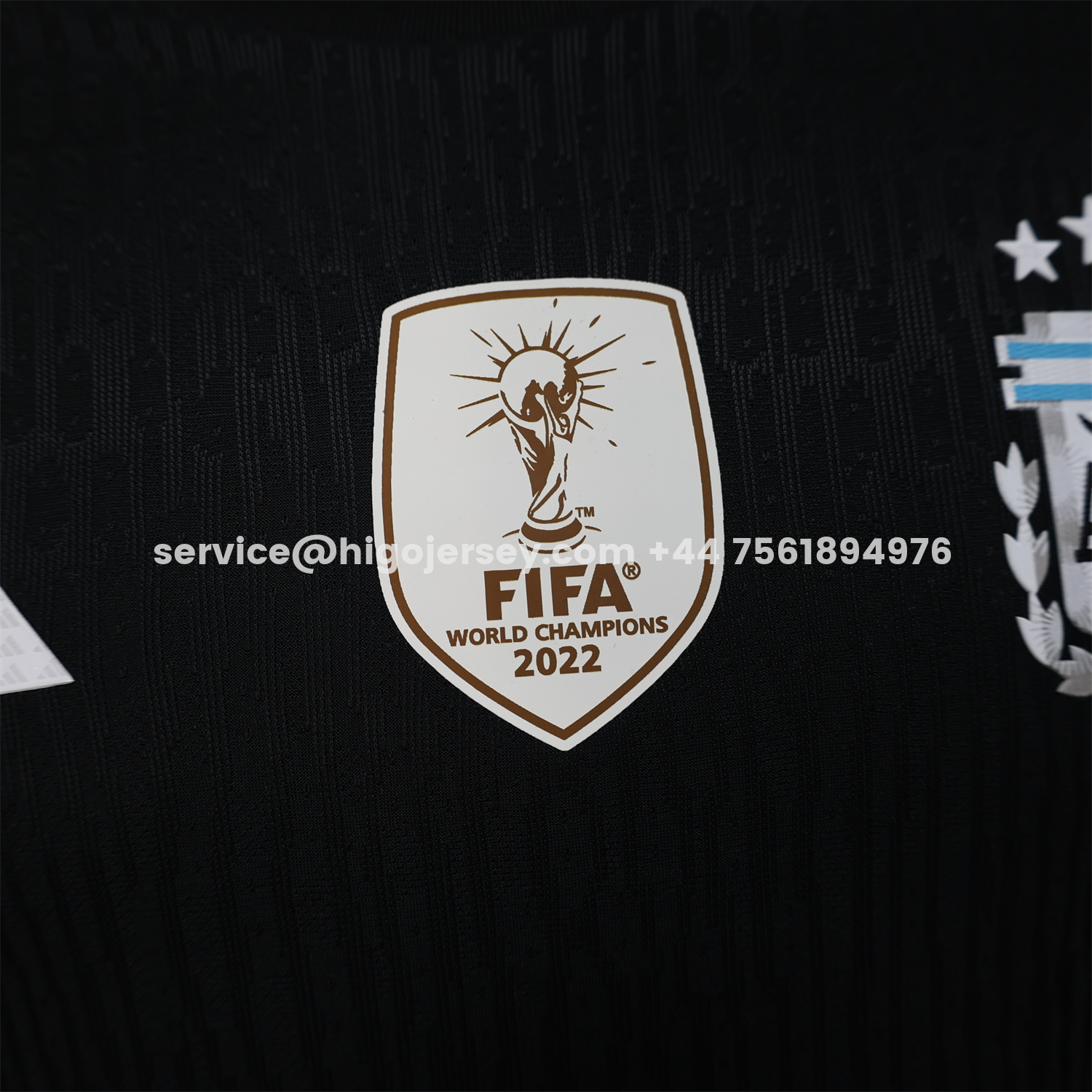 Higojerseys-Argentina 2026 Black Pre-Match Training Jersey - Player Version