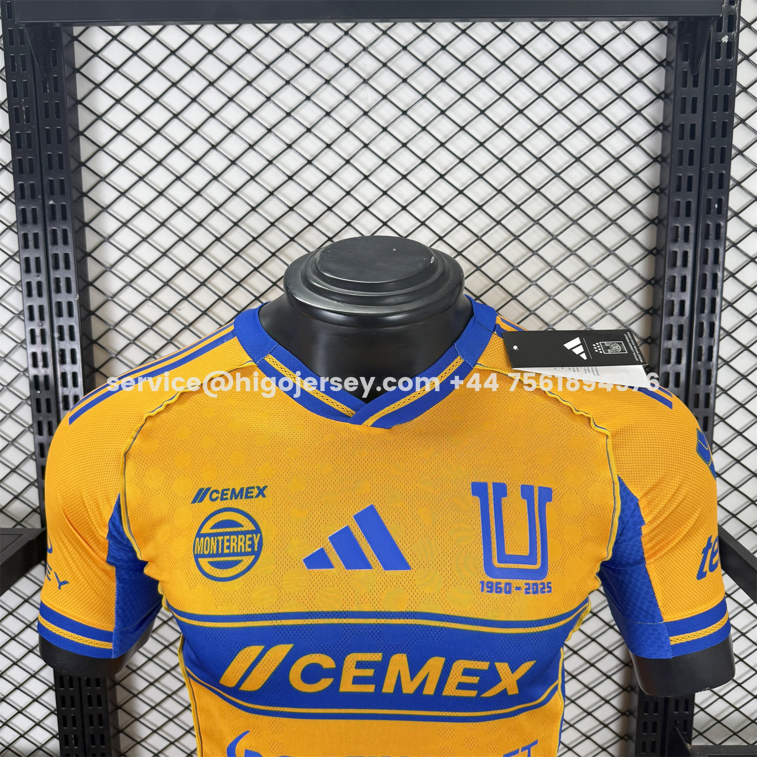 Higojerseys-Tigres UANL 25-26 Home Jersey With All Sponsors - Player Version
