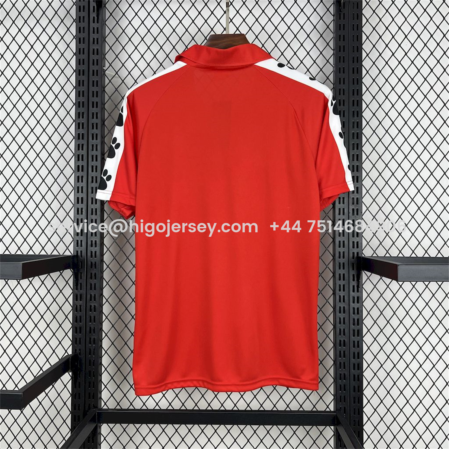 Higojerseys-Retro Real Oviedo Vetusta 1990-91 Away Red Jersey