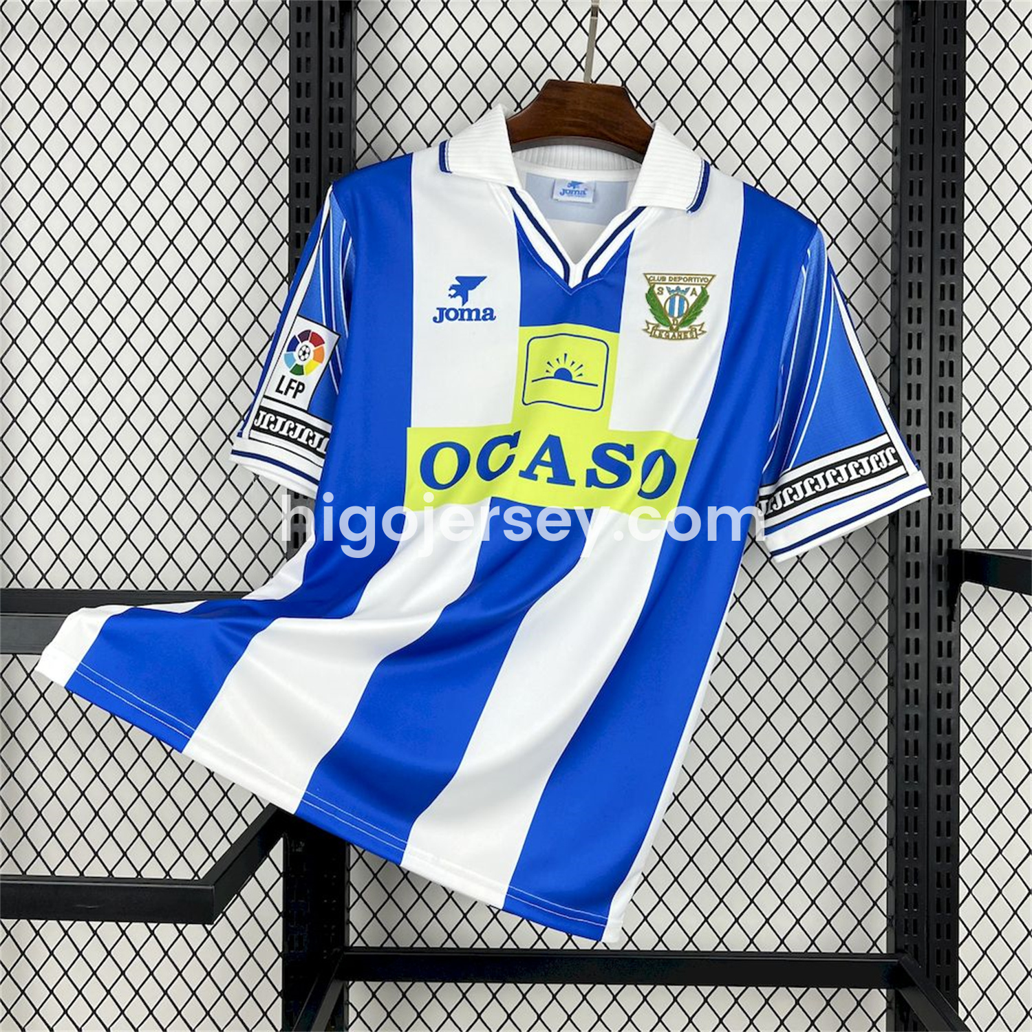 Higojerseys-Retro CD Leganés 1998-00 Home Jersey